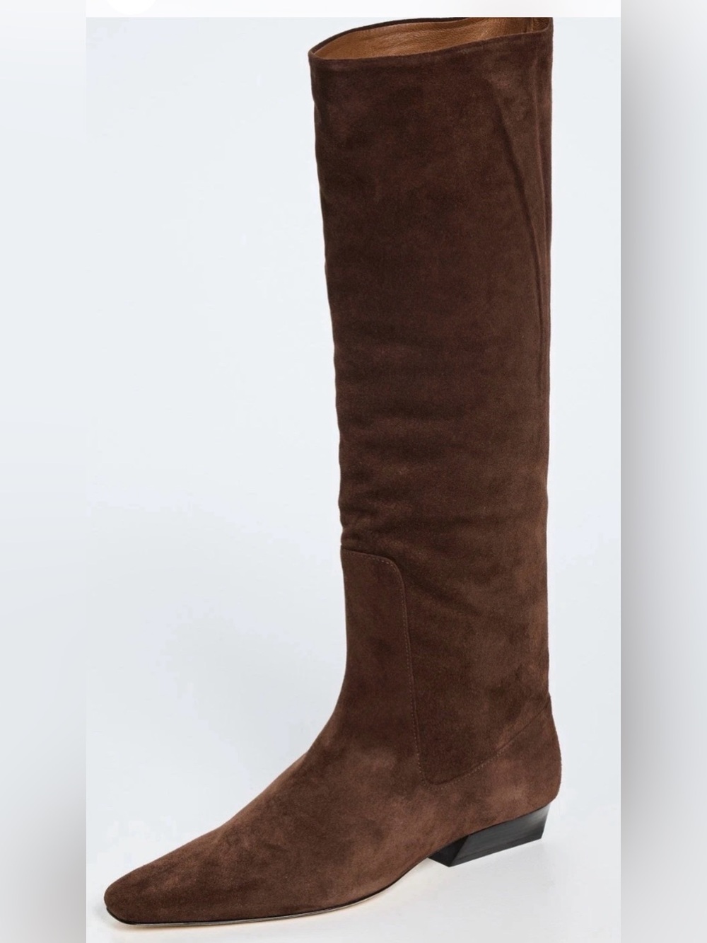 STAUD WALLY Brown Suede Flat Knee High Boots EU 38/ US 8 NEW GORGEOUS